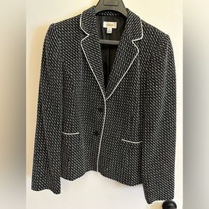 Talbots Black and White Women’s Blazer